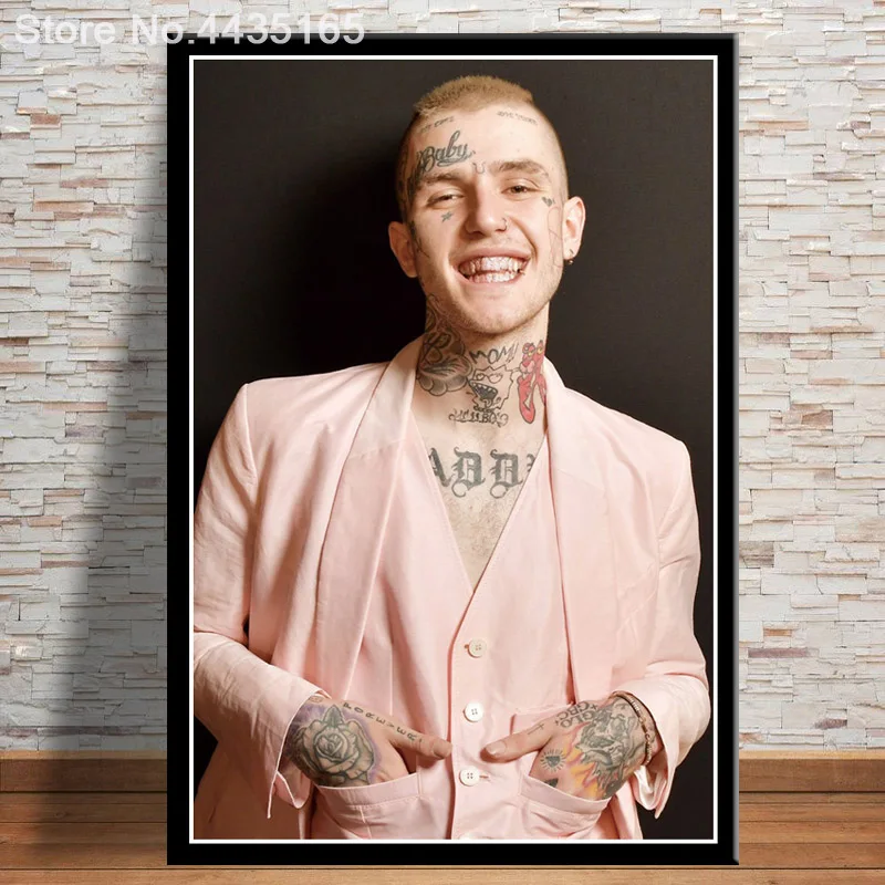 Плакат Lil Peep R.I.P Рэппер музыка ПЕВЕЦ звезда холст живопись стены искусство картина плакаты и принты декоративные для гостиной