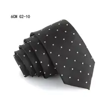 HOOYI клетчатый узкий галстук из микрофибры для мужчин