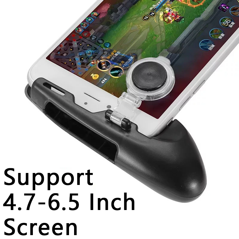 Zorx Mobile Gamepad for Pubg Controller L1R1 Grip with Joystick Trigger for Knives Out Fire Aim Buttons for iPhone Android IOS Zorx Mobile Gamepad for Pubg Controller L1R1 Grip with Joystick Trigger for Knives Out Fire Aim Buttons for iPhone Android IOS