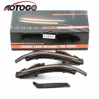 

1 Set LED Turn Signal Wing Rearview Mirror Indicator Blinker Light Side Mirror Sequential Blink Turn Signal Light For Audi A7