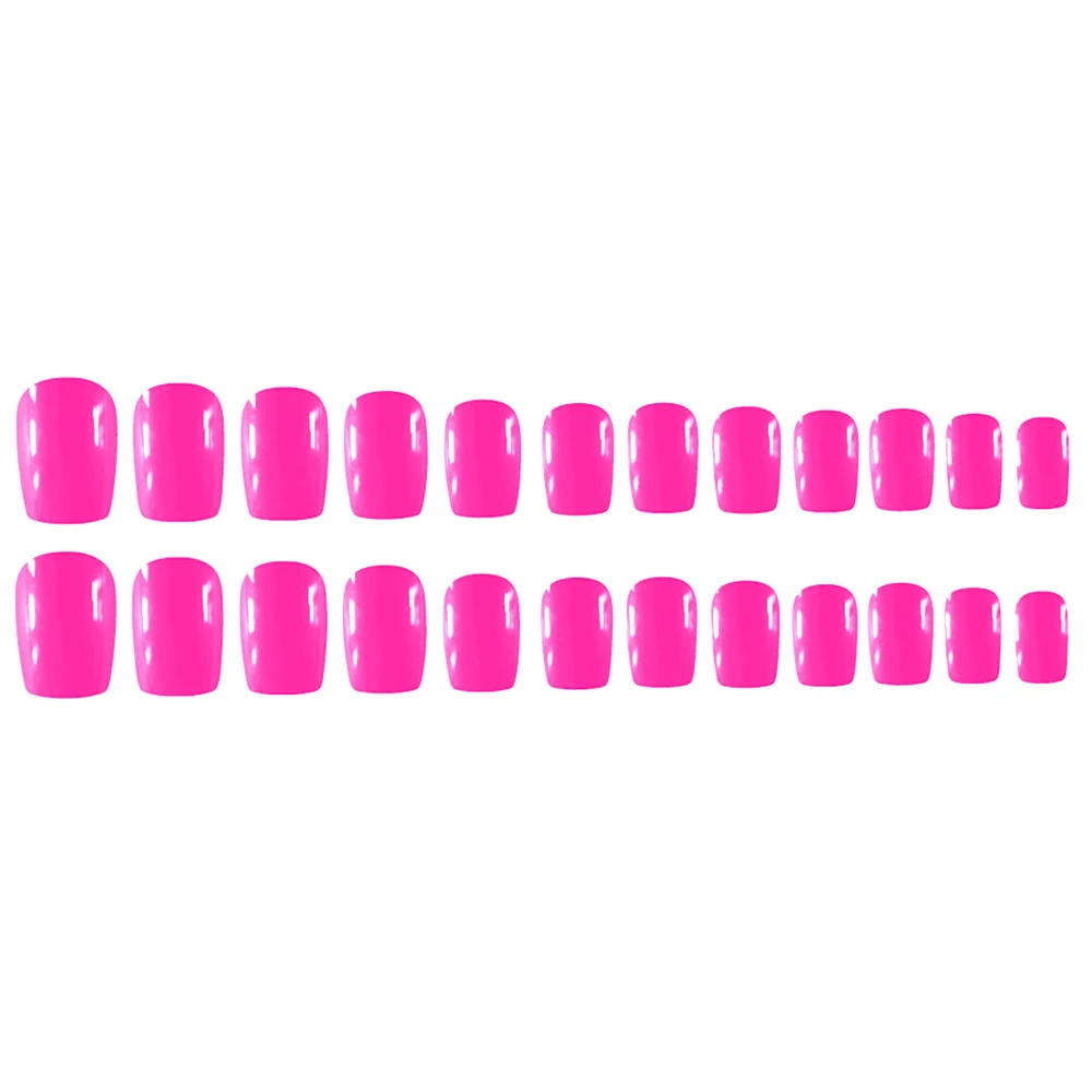 Накладные ногти 24 шт 12 различных размеров Натуральные Французские короткие накладные ногти советы полное покрытие Акриловые искусственные ногти салоны