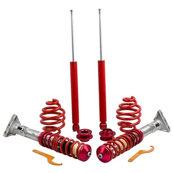 

For BMW 3 Series E36 Coupe / Saloon / Touring (1992-2000) 318i, 318is, 318ic Coilover Suspension shock absorber spring KIT Red