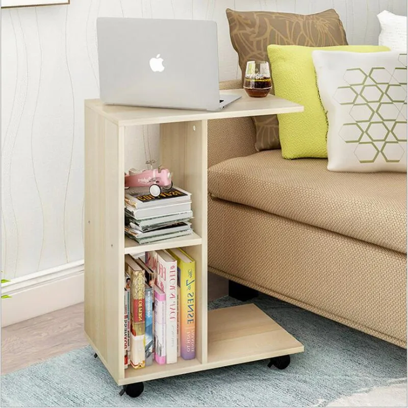 

Double Coffee Table With Roller individuales de mesa Side Tables Furniture For Home Notebook Desk With Storage Space mesa