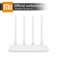 Xiaomi Mi WiFi Router 4C 64MB 300Mbps 2.4G 4 Antennas Smart APP Control High Speed Wireless Router WiFi Repeater for Home Office