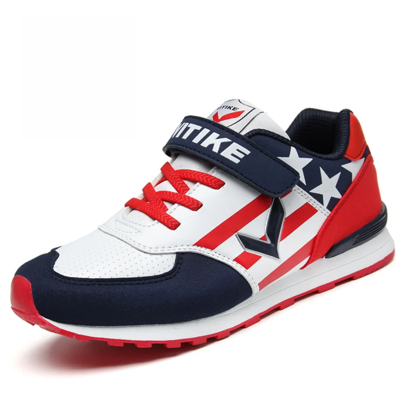 2018 Spring Autumn New Style Kids Running Shoes for Boys Sneakers Girls Outdoor Sport Children's Trainers Red Black | Спорт и