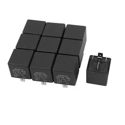 

JD2912 DC 72V 40A 5 Pins SPST Vehicle Car Security Power Relay 10pcs