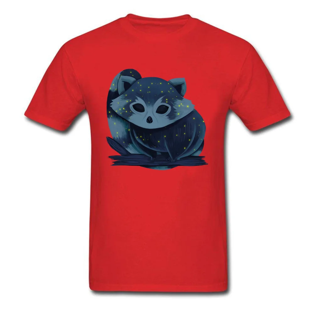 RED PANDA FROM SPACE Funky Print Tops T Shirt Crewneck Summer 100% Cotton Short Sleeve T Shirts for Men Gift Clothing Shirt RED PANDA FROM SPACE red