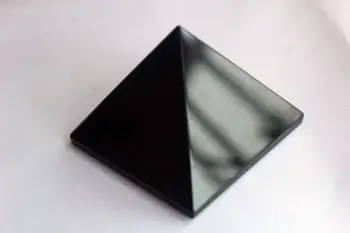 

zhaorui66shun075++5cm natural obsidian QUARTZ CRYSTAL PYRAMID Points HEALING