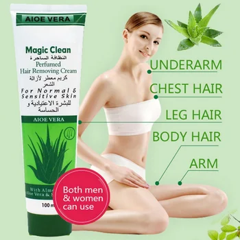 

Aloe Hair Removal Cream Moisturizing Nourishing Skin Painlessly Remove Hair Depilatory Paste Hair Removal