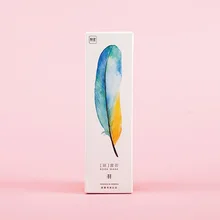 10 компл./лот Бумага перо Закладка для книг маркер канцелярские принадлежности Школьные принадлежности separador Libros F381