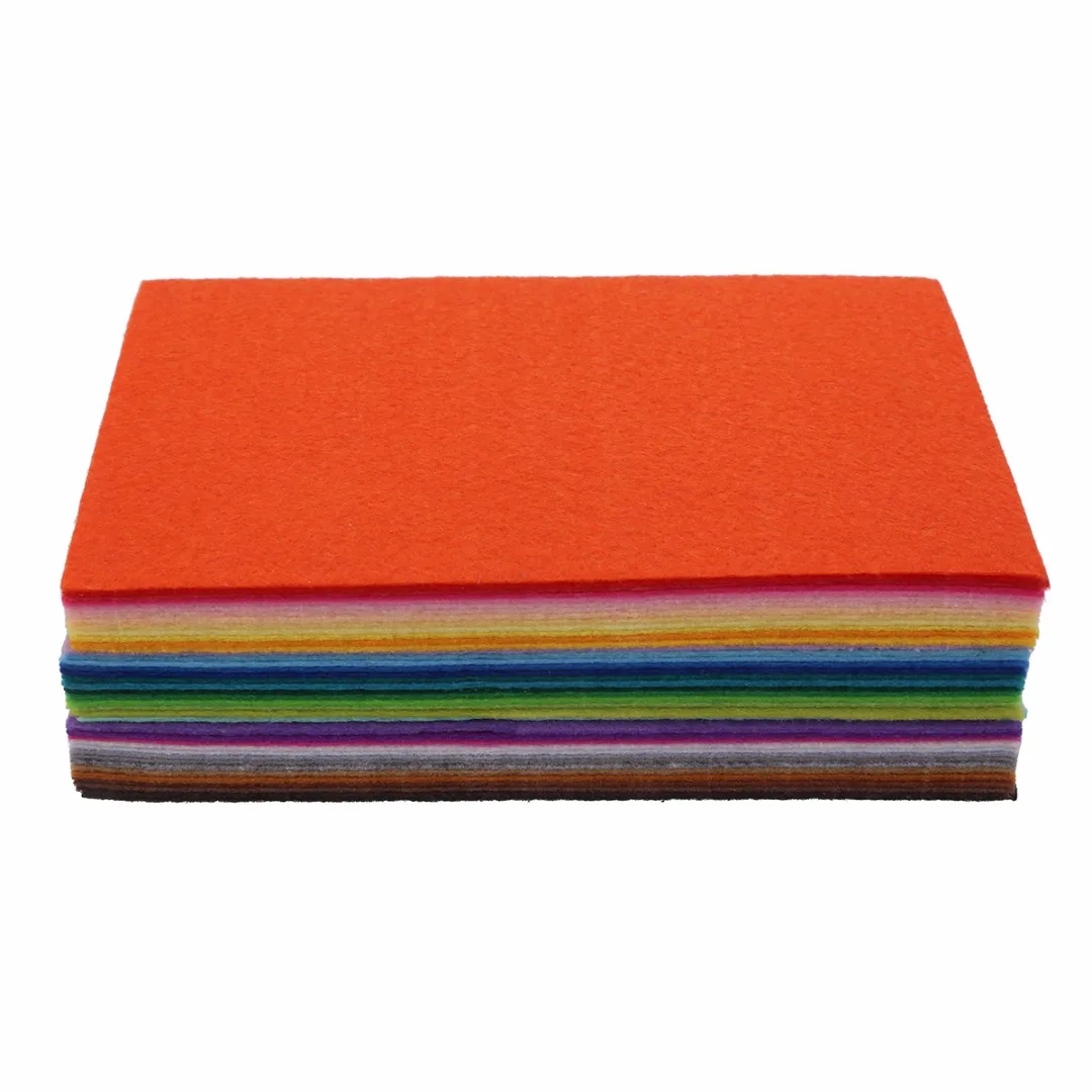 40 шт. листы из мягкого нетканого войлока 10 х15 см|fabric sheets|felt fabric sheetsfelt |