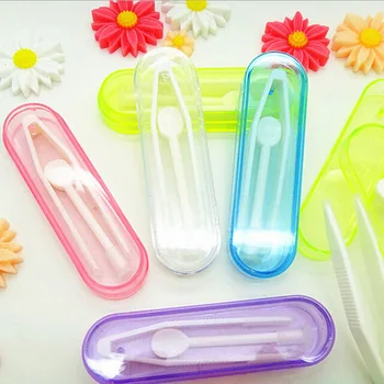 

High Quality New Contact Lens Inserter Remover Soft Tweezer Case Random Send