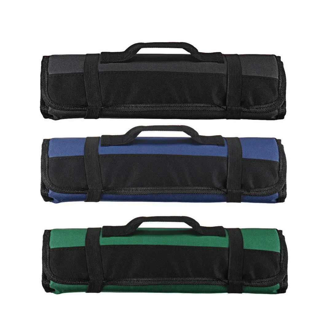 JX-LCLYL 22 Pocket Portable Chef Tool Bag Roll Bag Carry Case Bag Folded Kitchen Storage