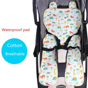 

Waterproof Baby Stroller Cushion Cover Pad Pram Padding Liner Car Seat Pad Rainbow General Cotton Mat Free Delivery