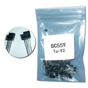 

100pcs/lot BC559 Transistor assortment Kit DIP BC559B TO-92 0.1A 30V PNP transistor set pack