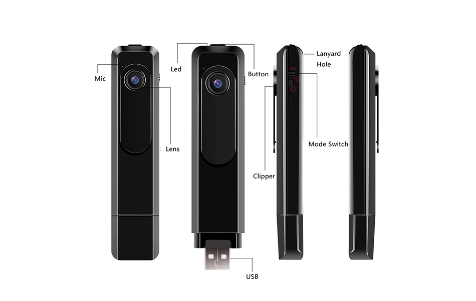 C181 мини-камера 1080P Full HD видео Диктофон H.264 портативная записывающая ручка видеокамера DV DVR usb зарядка Спортивная микро-камера