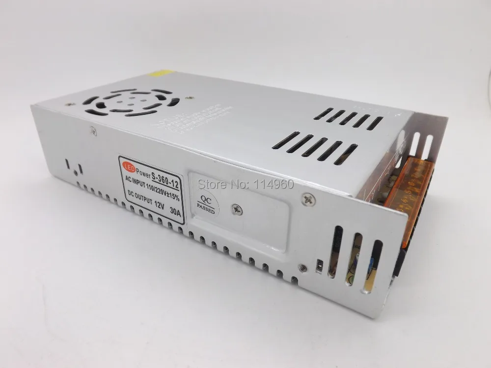 Supernova распродажа источник питания Dc12V 30A 360 Вт не водонепроницаемый светодиодный