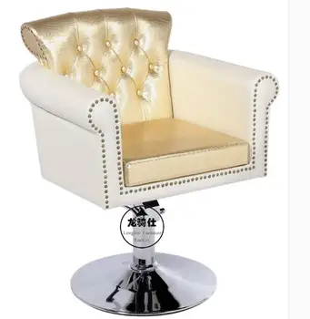 

New vintage pull pull hair chair luxurious cut hair chair high-end hair chair European style hair chair.