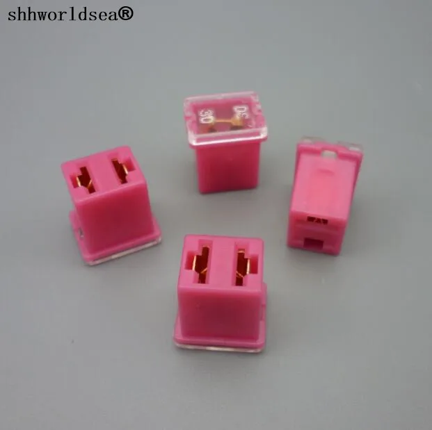 shhworldsea high quality 10PCS 32V 30A Automotive mini fuse link auto