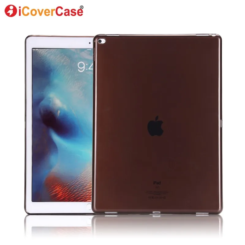 

For Apple iPad Pro 12.9 inch Case Protector Case Silicon Cover Clear Color Soft Skin Shell Tablets Pad Accessory Etui Coque Capa