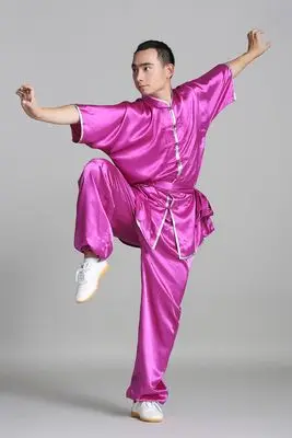 Китайская одежда с коротким рукавом wushu форма для кунг фу утренний тренировочный