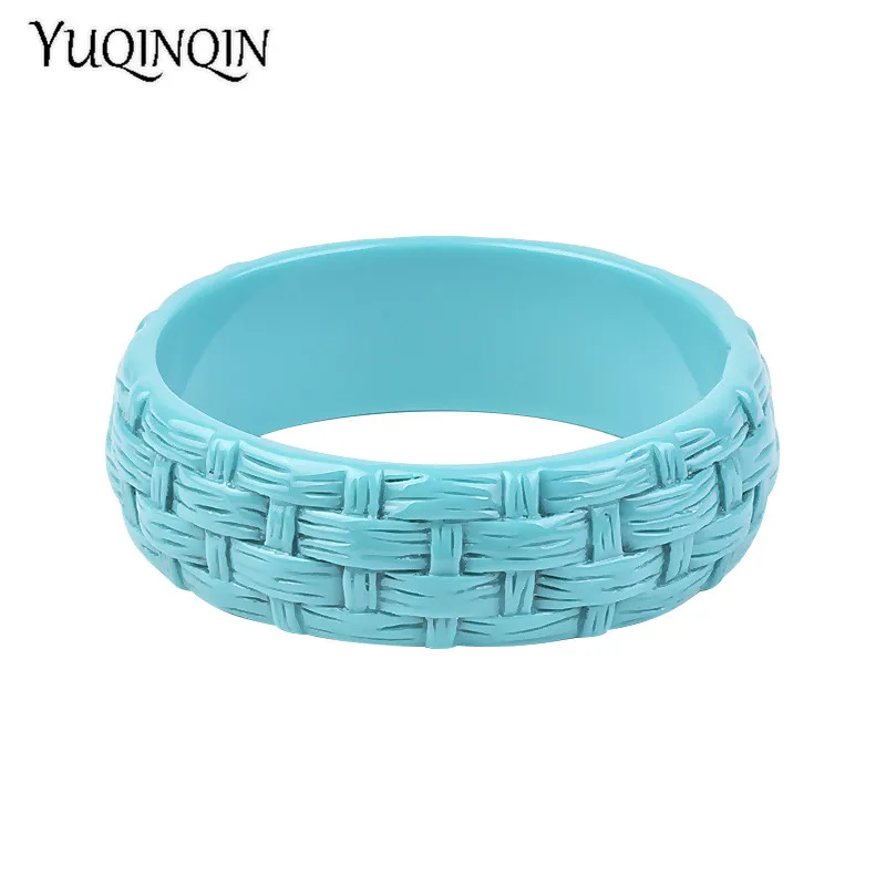 Classic Resin Cuff Engraved Fashion Bracelets Bangles for Women 2018 New Wide Acrylic Bracelet Female Simple Charm Party Jewelry | Украшения