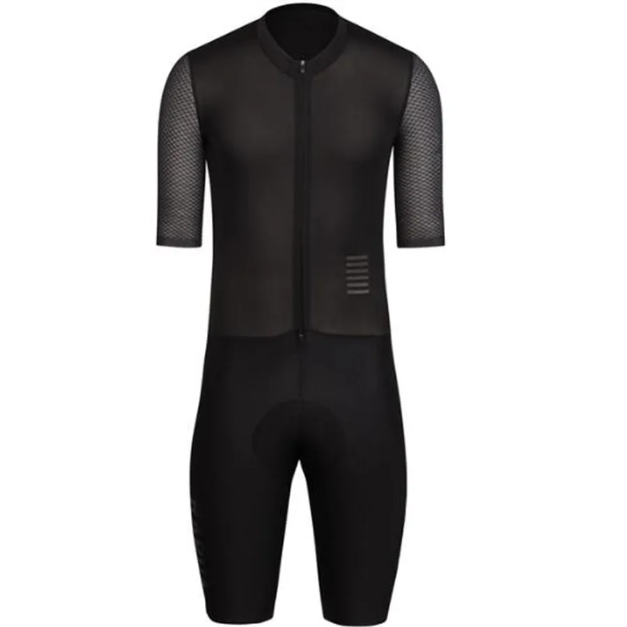 Мужской костюм для велоспорта Триатлон Speedsuit Trisuit все в одном короткий рукав Speedsuit Maillot Ciclismo комплект одежды - Цвет: 1-Pic Color