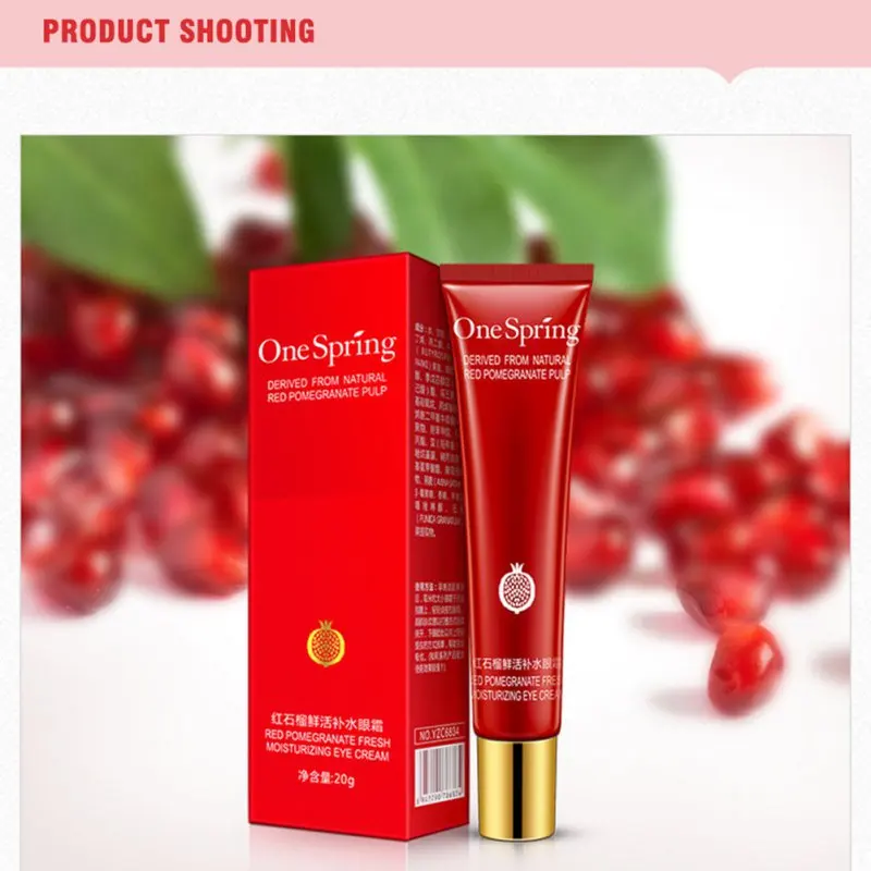 

Red Pomegranate Ageless Eye Creams Anti Aging Anti Wrinkle Dark Circles Eye Gel Cream Eye Care Moisturizer Cream Facial Care