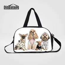 Dispalang, для собак, с принтом, для путешествий, сумка для багажа, с отдельной обувью, для хранения, большая емкость, для путешествий, сумки, для путешествий, на плечо, спортивная сумка