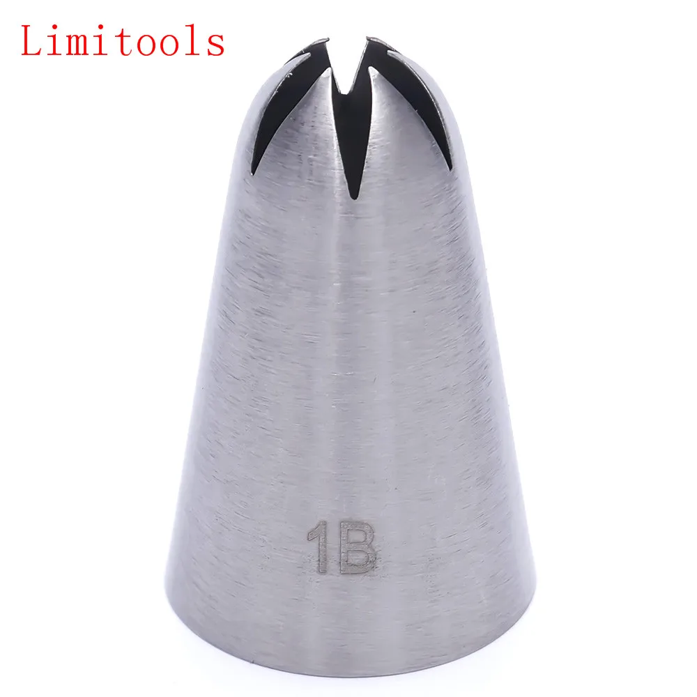 

#1B Large Size Cream Nozzle Decorating Tip Icing Nozzle Cake & Baking Tools for Cake Fondant Decorating Nozzle Free Shipping