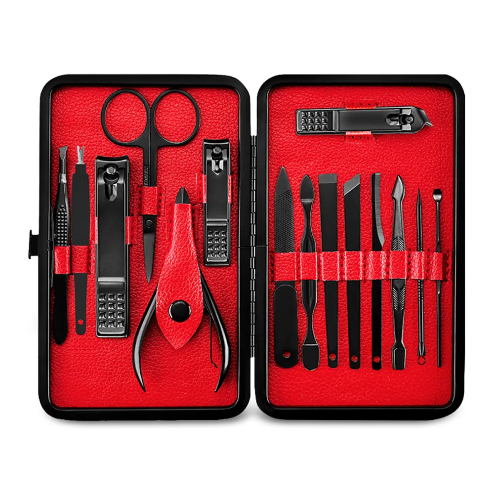 

7/12/15/18Pcs Professional Nail Tools For Manicure Pedicure Sets Tools Nail Cutter Scissors Kits Nail Clipper Set Nail Art Tools