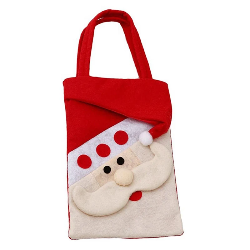 Веселая Рождественская сумка для конфет, изысканные рождественские украшения для дома, подарок на год, пакет для подарков Санта Клауса