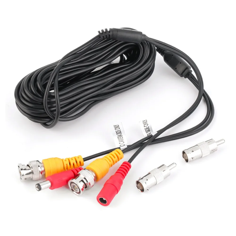 

2017 new 10M 33FT Home Surveillance DVR Video Power Cable Security BNC RCA Cable for CCTV Camera PC