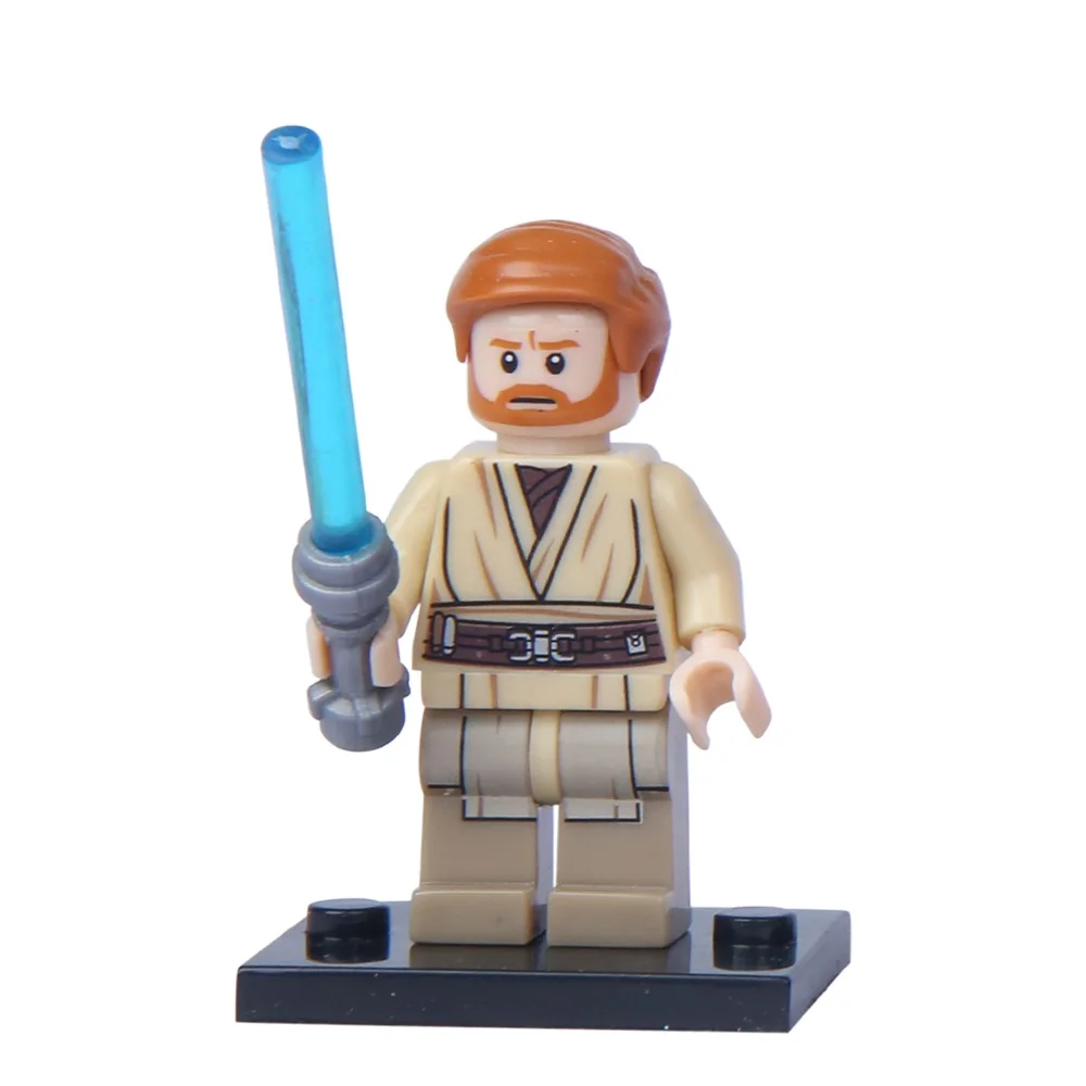 Одиночная джедай Хан йода Дарт Вейдер Obi Wan модели мини-игрушки строительные блоки Фигурки для детей - Цвет: 2