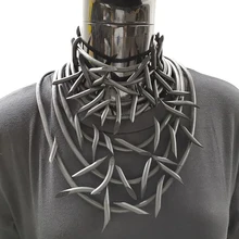 YD& YDBZ дизайнерские ожерелья-чокер новые женские резиновые украшения ручной работы в стиле панк винтажные ожерелья 3 стиля Аксессуары для одежды