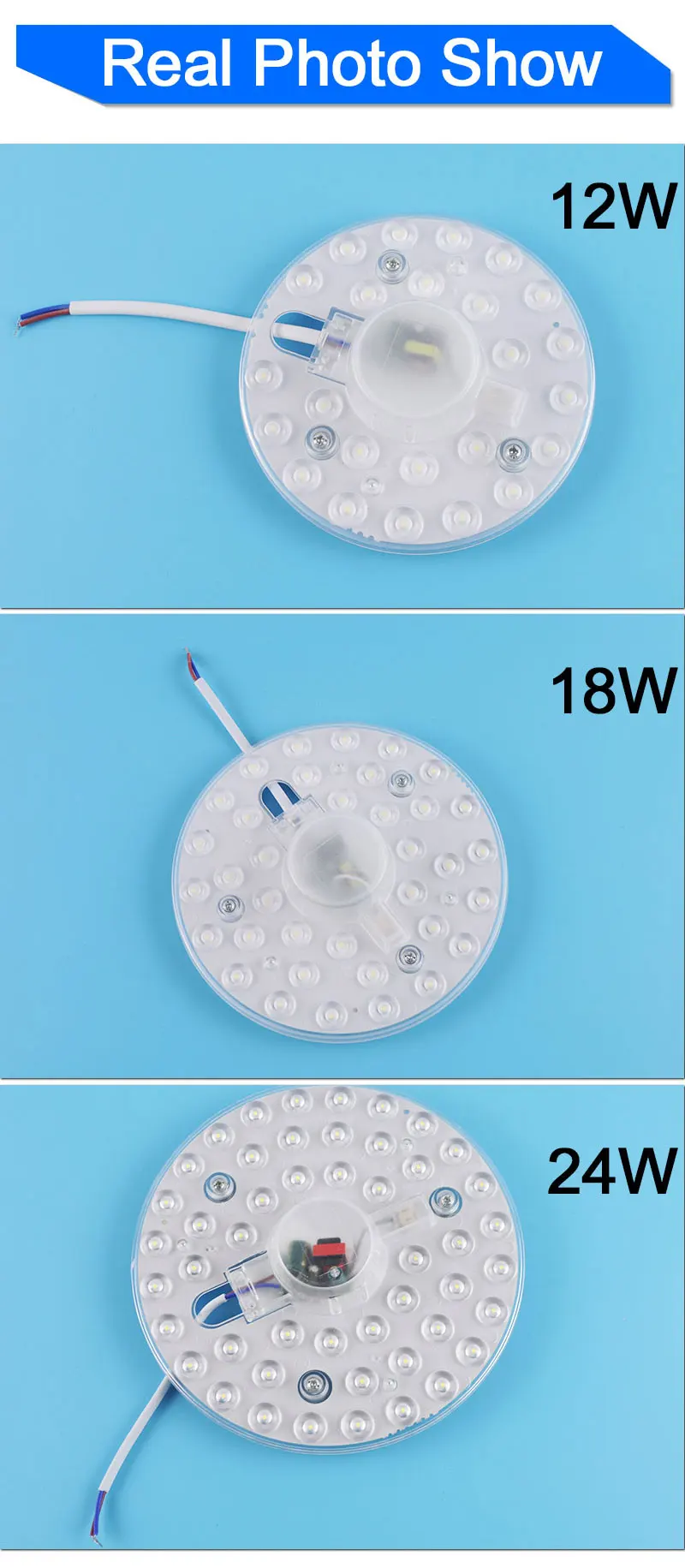 Magnet Easy Install AC220V 12W 18W 24W LED module ceiling Round Recessed Grid leds Downlight White led Spot Indoor Light