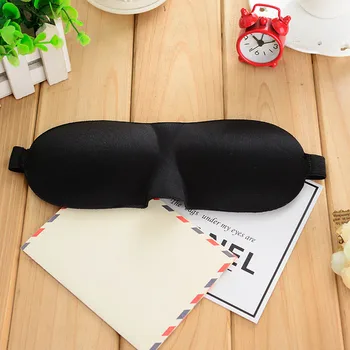 

Outdoor Travel Sleeping Aid Fashionable Sleeping Eye Mask Blindfold Cover Light Guide Sponge Eyeshade Eye Mask Black/Red/Blue