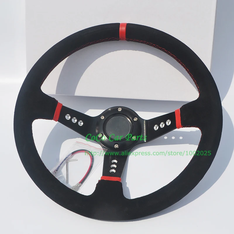suede steering wheel  (1)
