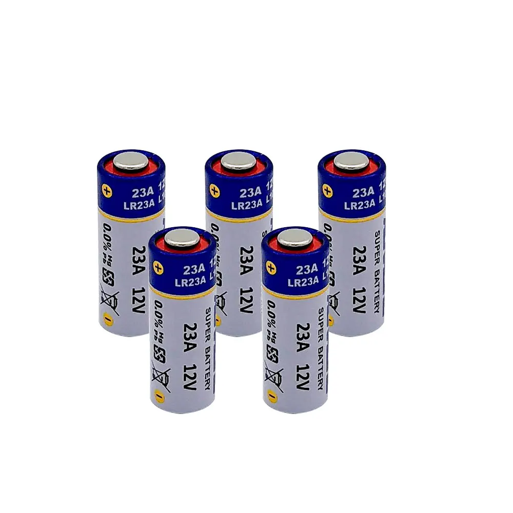 Wholesale 5pcs/lot New 12V 23A Super Alkalin Battery 23A MN21 V23GA VR22 A23 L1028 Dry Batteries