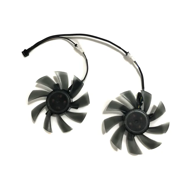 Special Offers 2Pcs/set computer radiator Video Card Cooler Fan For HIS 7970 X 3GB GDDR5 Graphics Card Cooling Special Offers 2Pcs/set computer radiator Video Card Cooler Fan For HIS 7970 X 3GB GDDR5 Graphics Card Cooling