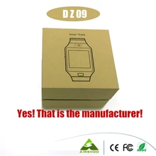Dhl-freies 20 STÜCKE 2016 Heißer DZ 09 Bluetooth Smart Uhr für IOS Android Unterstützung SMI/TF Sport Armbanduhr Smartwatch PK U8 GT-08 W8