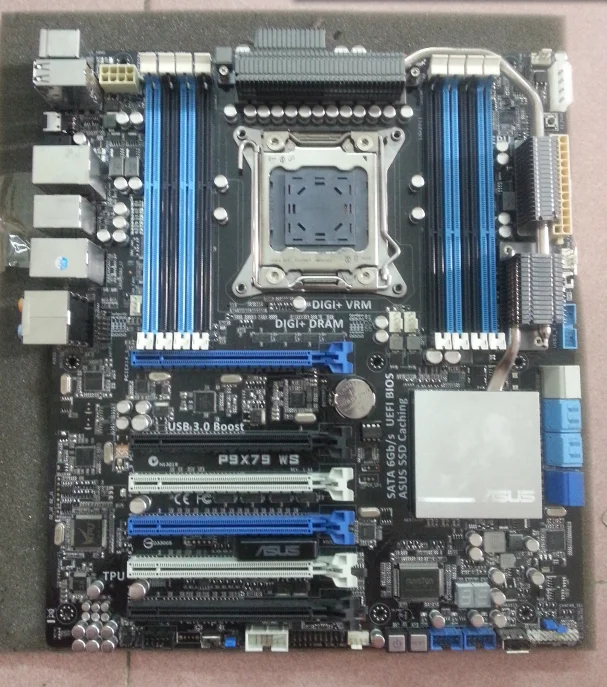 

Original P9X79 WS LGA2011 X79 single workstations motherboard used 90%new