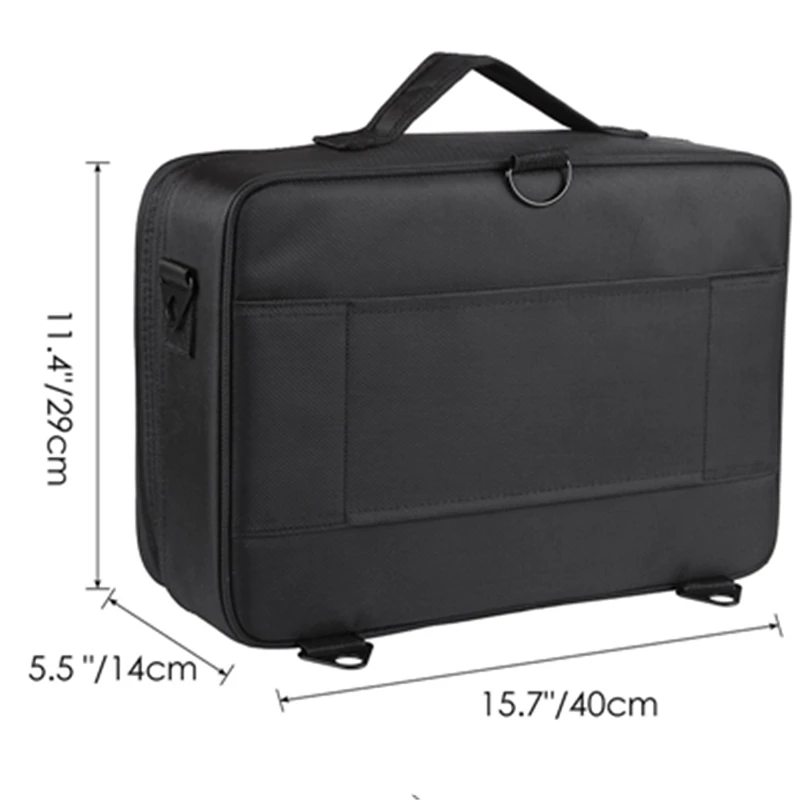 New 2017 High Quality Professional Empty Makeup Organizer Bolso Mujer Cosmetic Case Travel Large Capacity Storage Bag Suitcases