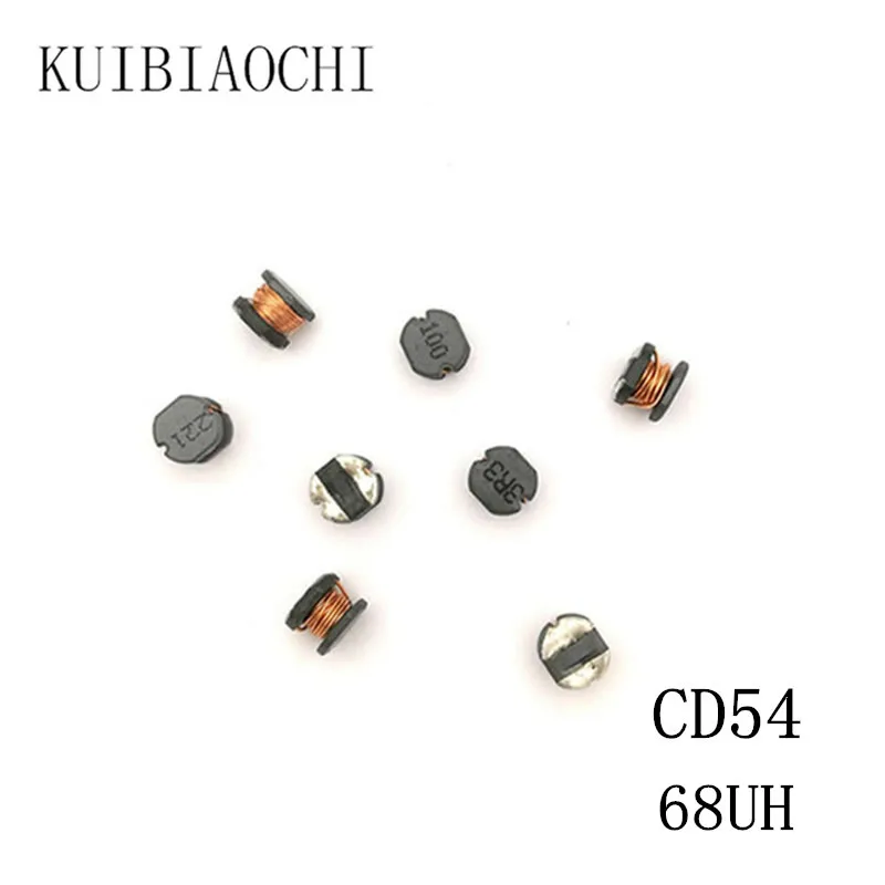 50 шт./лот Катушка Индуктивности SMD CD54 68UH 680 5,8*5,2*4,5 MM неэкранированный обмотка индуктора