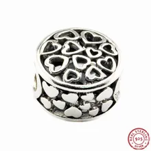 Любящие чувства Шарм бусины для женщин ювелирных изделий DIY Fit PANDORA талисманы Серебро 925 FL446