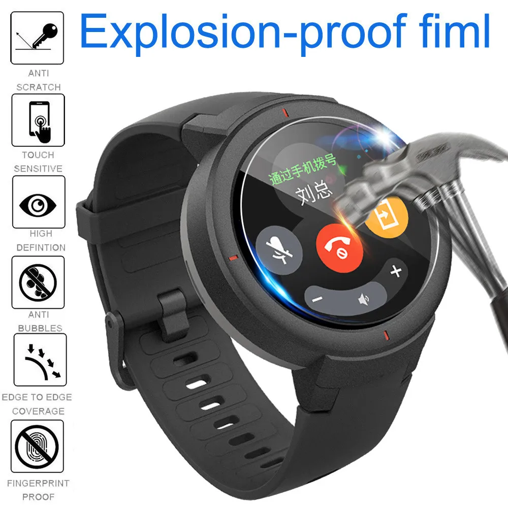 3 шт Взрывозащищенная защитная пленка для Huami Amazfit Verge защита экрана
