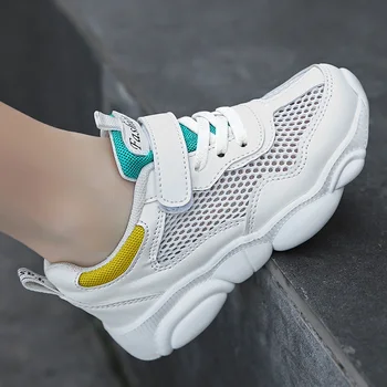 

Unisex 2019 Summer New Student Children Shoes Boys Sports Sneakers Fashion Air Mesh Casual Breathable Brand Kids Shoes for Boy