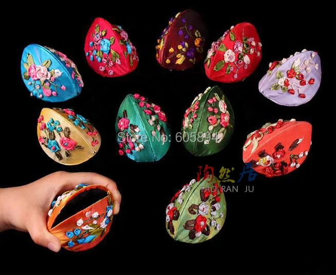 

Decorative Ribbon Embroidered Ring Gift Box Wedding Seashell Packaging Mini Jewelry Box Cardboard Silk Storage Case Wholesale