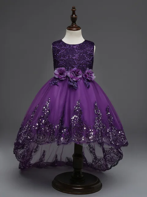 Purple Flower Girl Dresses for Weddings
