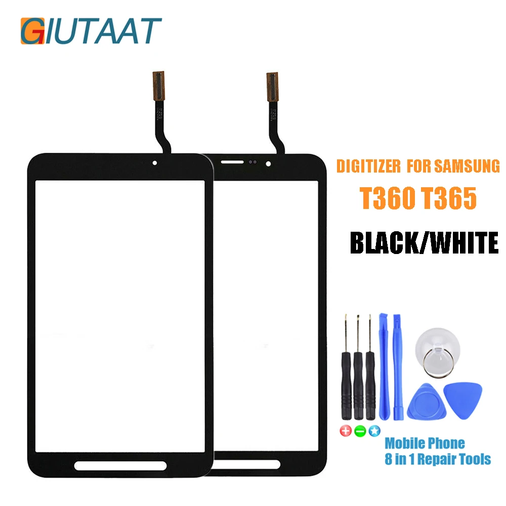 

Black Touchscreen For Samsung Galaxy Tab Active SM-T365 T365 SM-T360 T360 Touch Screen Digitizer Tablet PC Replacement Parts